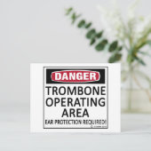Trombone-operatiegebied Briefkaart (Staand voorkant)