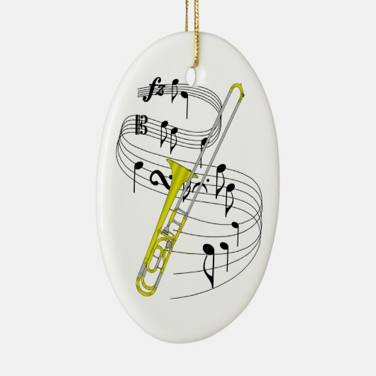 Trombone Ornament (Rechts)