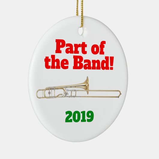 Trombone Ornament Part of the Band (Rechts)