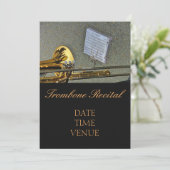 Trombone Overweging elegant stijlvolle prestaties Kaart (Staand voorkant)
