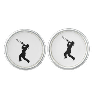 Trombone Player 1-inch design juwelset Manchetknopen