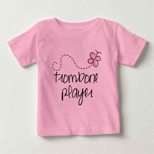 Trombone Player Baby T-shirt (Voorkant)