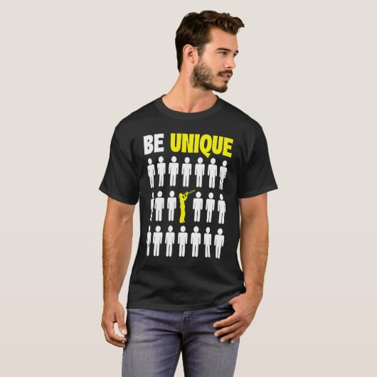 Trombone Player Be Unique Trombonist T-shirt (Voorkant volledig)