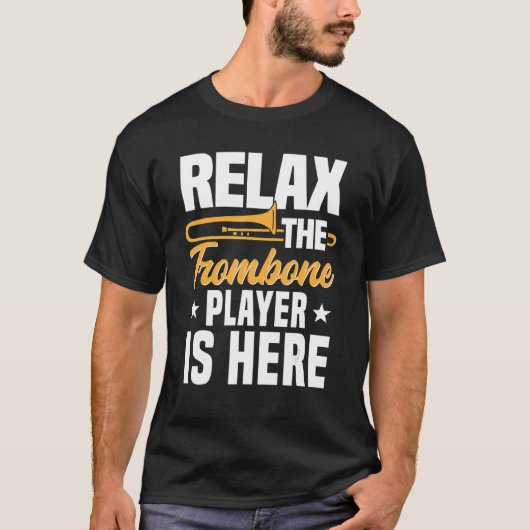 Trombone Player Brass Instrument Trombonist T-shirt (Voorkant)