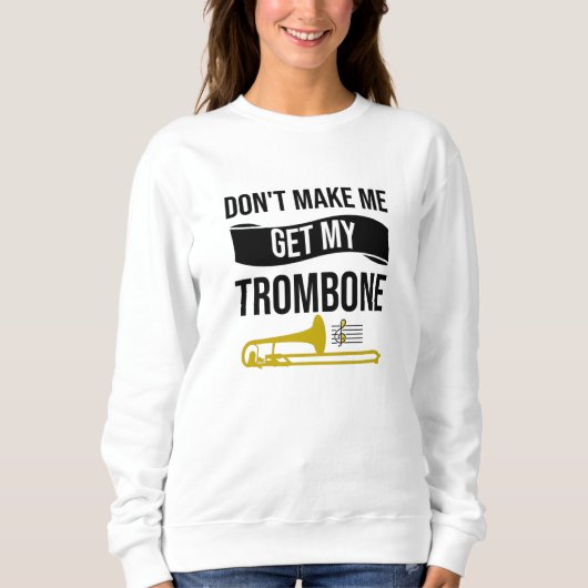 Trombone Player-cadeaus | Trombone Band Trombonist Trui (Voorkant)