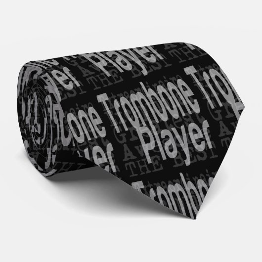 Trombone Player Extraordinaire Stropdas (Opgerold)