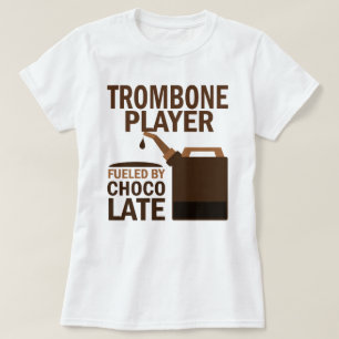 Trombone Player (Funny) Chocolate T-shirt