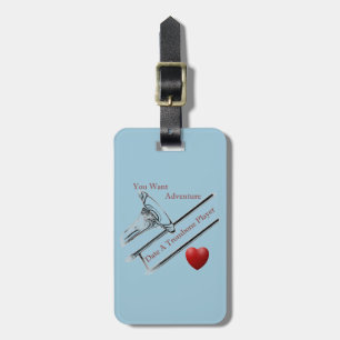 Trombone Player Musician Sleutelhanger Sleutelhang Bagagelabel