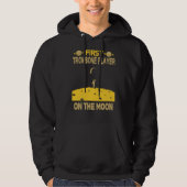 Trombone Player On The Moon Hoodie (Voorkant)