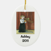 Trombone Player Personalized Ornament (Voorkant)