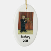 Trombone Player Personalized Ornament (Rechts)