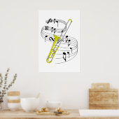 Trombone Poster (Keuken)