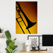 Trombone Poster (Thuiskantoor)