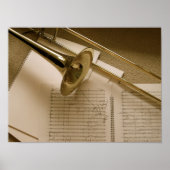 Trombone-poster afdrukken poster (Voorkant)