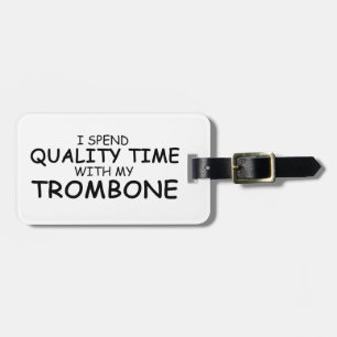 Trombone Quality Time Bagagelabel