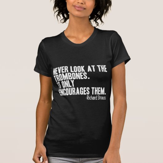 Trombone Quote T-shirt (Voorkant)