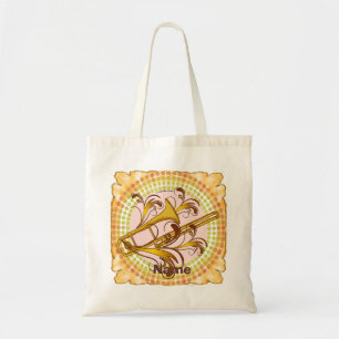 Trombone Ritme tote bag