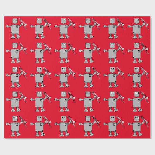 Trombone Robot Cadeaupapier (Vlak)