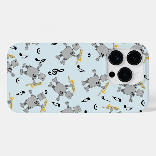Trombone Robot Case-Mate iPhone Case (Achterkant (horizontaal))