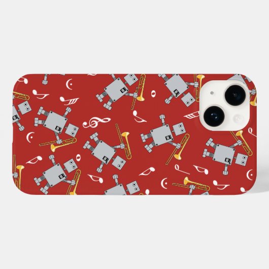 Trombone Robot Case-Mate iPhone Case (Achterkant (horizontaal))
