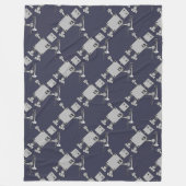 Trombone Robot Fleece Deken (Voorkant)