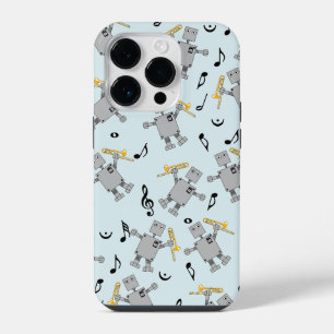 Trombone Robot iPhone 14 Plus Hoesje