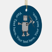 Trombone Robot Keramisch Ornament (Rechts)