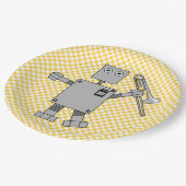 Trombone Robot Papieren Bordje (Gekanteld)