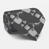 Trombone Robot Stropdas (Opgerold)