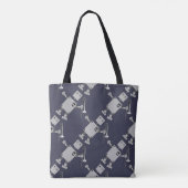 Trombone Robot Tote Bag (Achterkant)