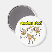 Trombone Rocks Magneet (Voorkant / Achterkant)