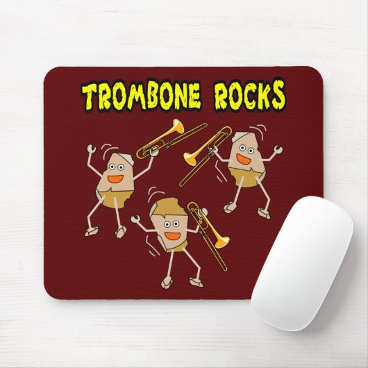 Trombone Rocks Muismat (Met muis)