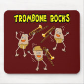 Trombone Rocks Muismat (Voorkant)