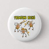 Trombone Rocks Ronde Button 5,7 Cm (Voorkant)