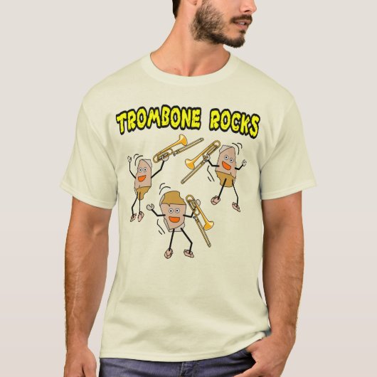Trombone Rocks T-shirt (Voorkant)
