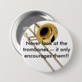 Trombone Ronde Button 7,6 Cm (Voorkant /achterkant)