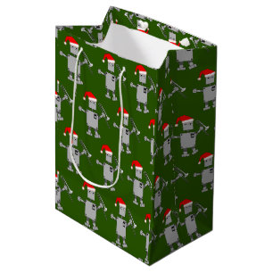 Trombone Santa Hat Robot Medium Cadeauzakje