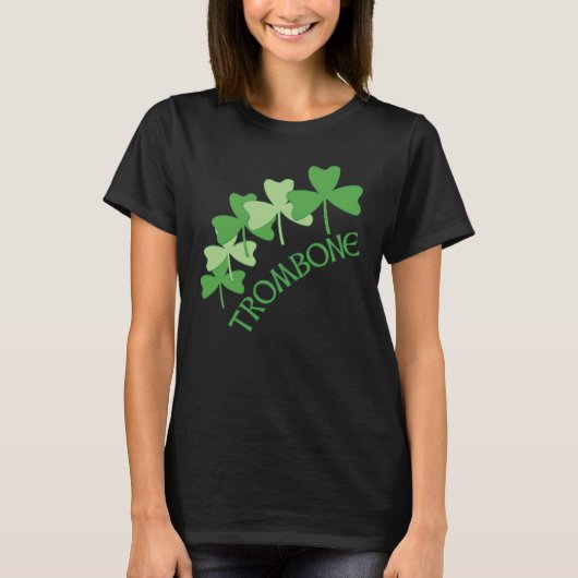 Trombone Shamrocks Arc T-shirt (Voorkant)