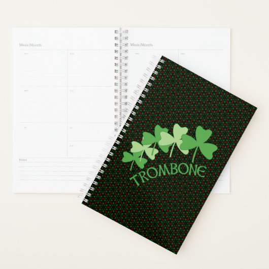 Trombone Shamrocks Boog Planner (Display)