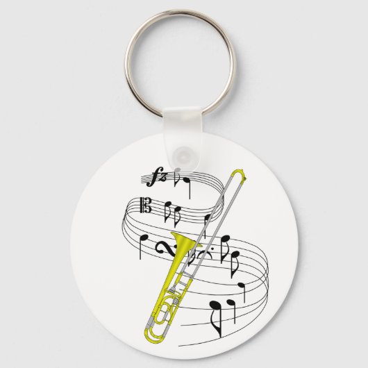 Trombone Sleutelhanger (Voorkant)