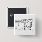 Trombone Smuggling Vierkante Button 5,1 Cm (Voorkant /achterkant)