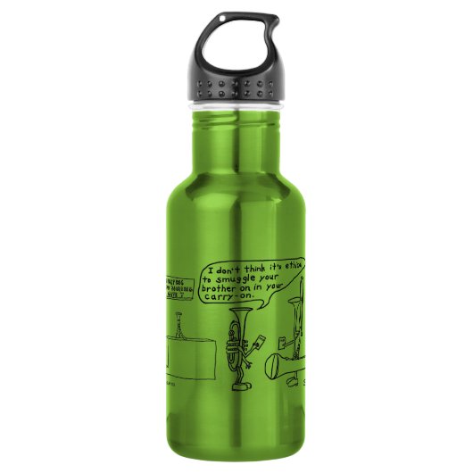 Trombone Smuggling Waterfles (Voorkant)