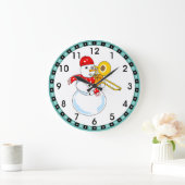 Trombone Snowman Grote Klok (Huis)