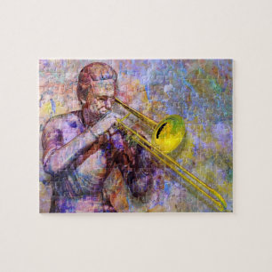Trombone Solo puzzle Legpuzzel