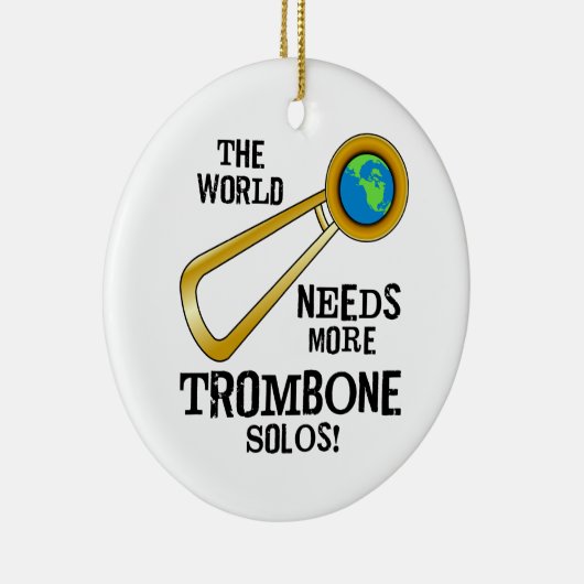 Trombone Solos Keramisch Ornament (Rechts)
