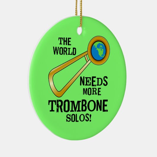 Trombone Solos Keramisch Ornament (Rechts)