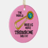 Trombone Solos Keramisch Ornament (Rechts)