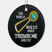 Trombone Solos Keramisch Ornament (Links)