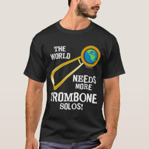 Trombone Solos Musical Instrument T-shirt