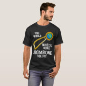 Trombone Solos Musical Instrument T-shirt (Voorkant volledig)